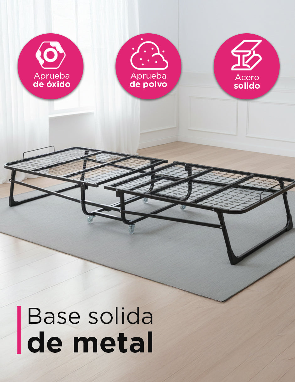 Catre Portátil Plegable Con Colchón