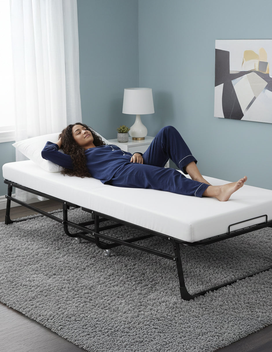 Catre Portátil Plegable Con Colchón