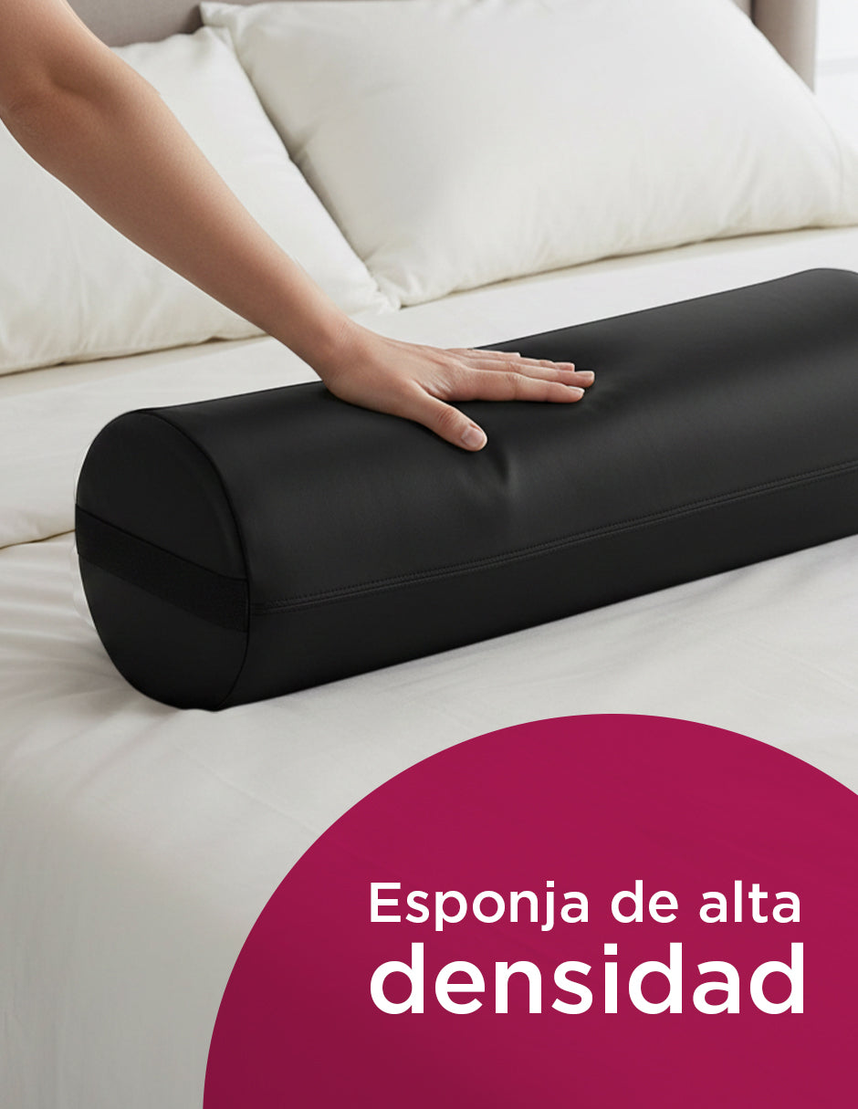 Cojin Reposa Cabezas Circular 66 x 23 Cm Ghazir Negro