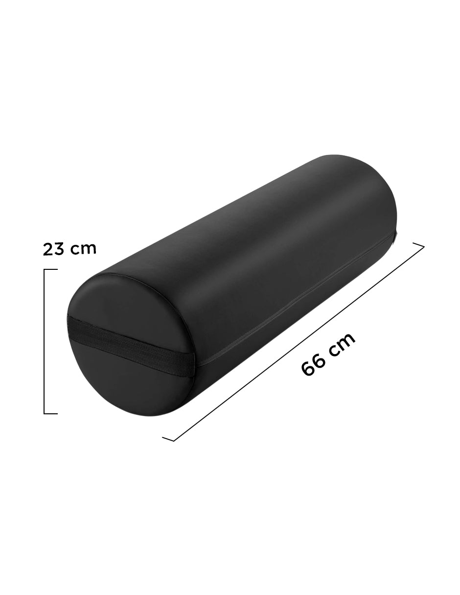 Cojin Reposa Cabezas Circular 66 x 23 Cm Ghazir Negro