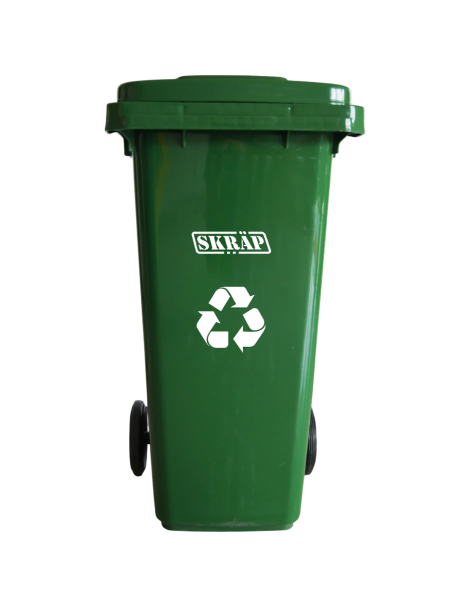 Contenedor De Basura 120L Verde