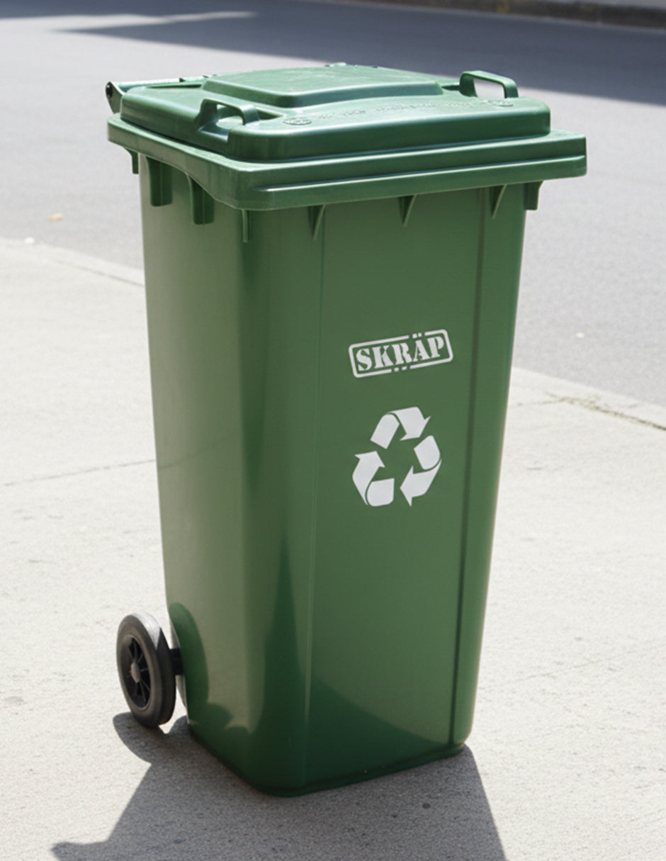 Contenedor De Basura 120L Verde