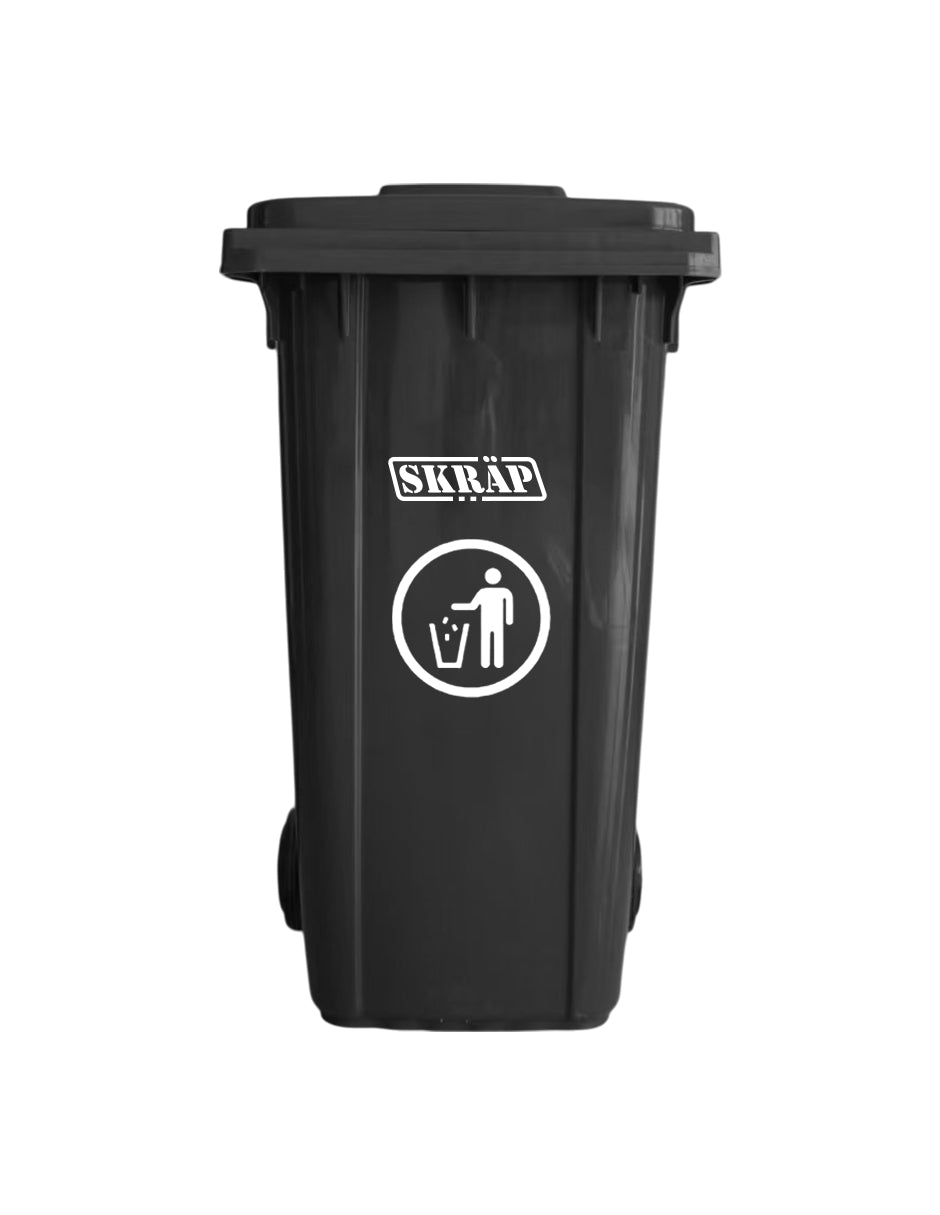 Contenedor De Basura 240L Negro