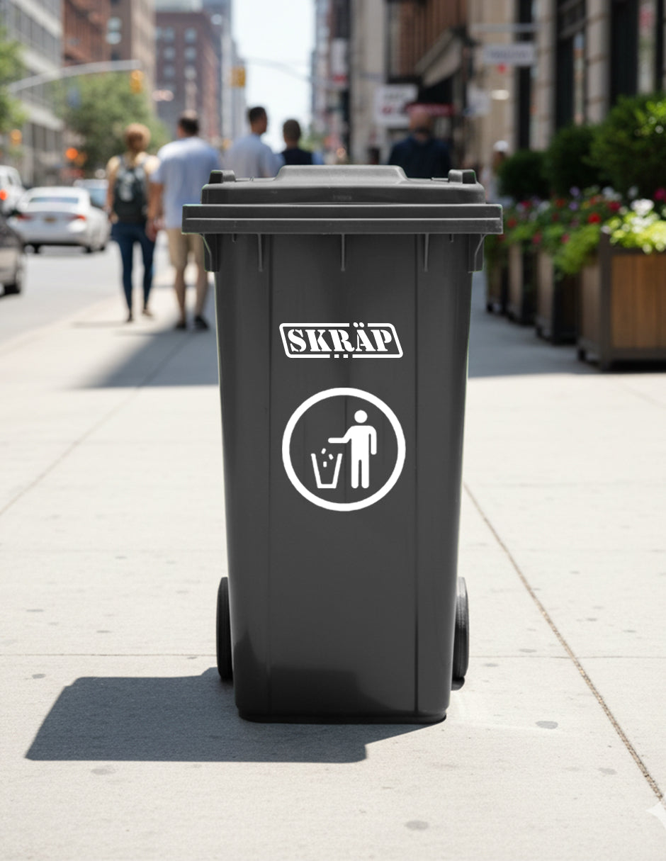 Contenedor De Basura 240L Negro