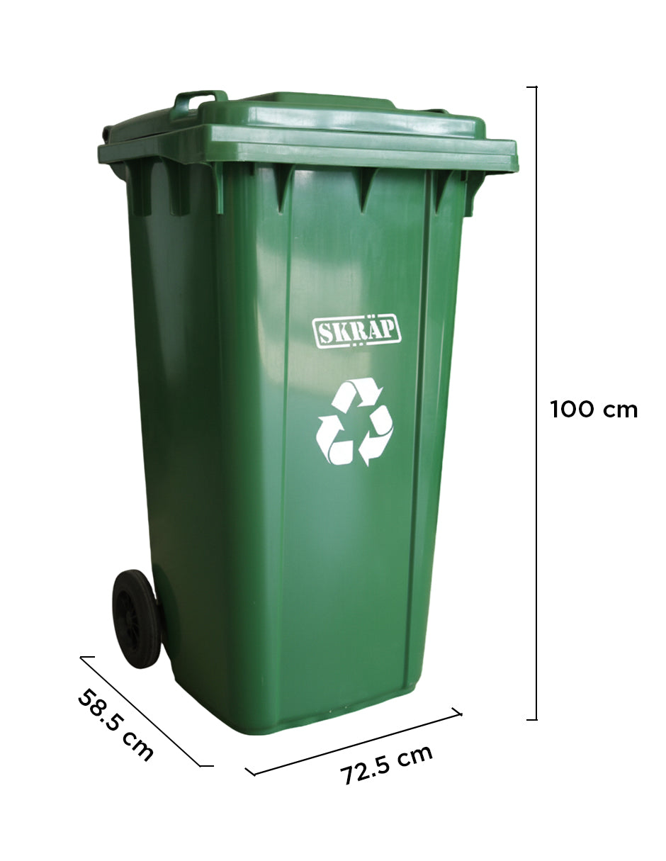 Contenedor De Basura  240L Verde