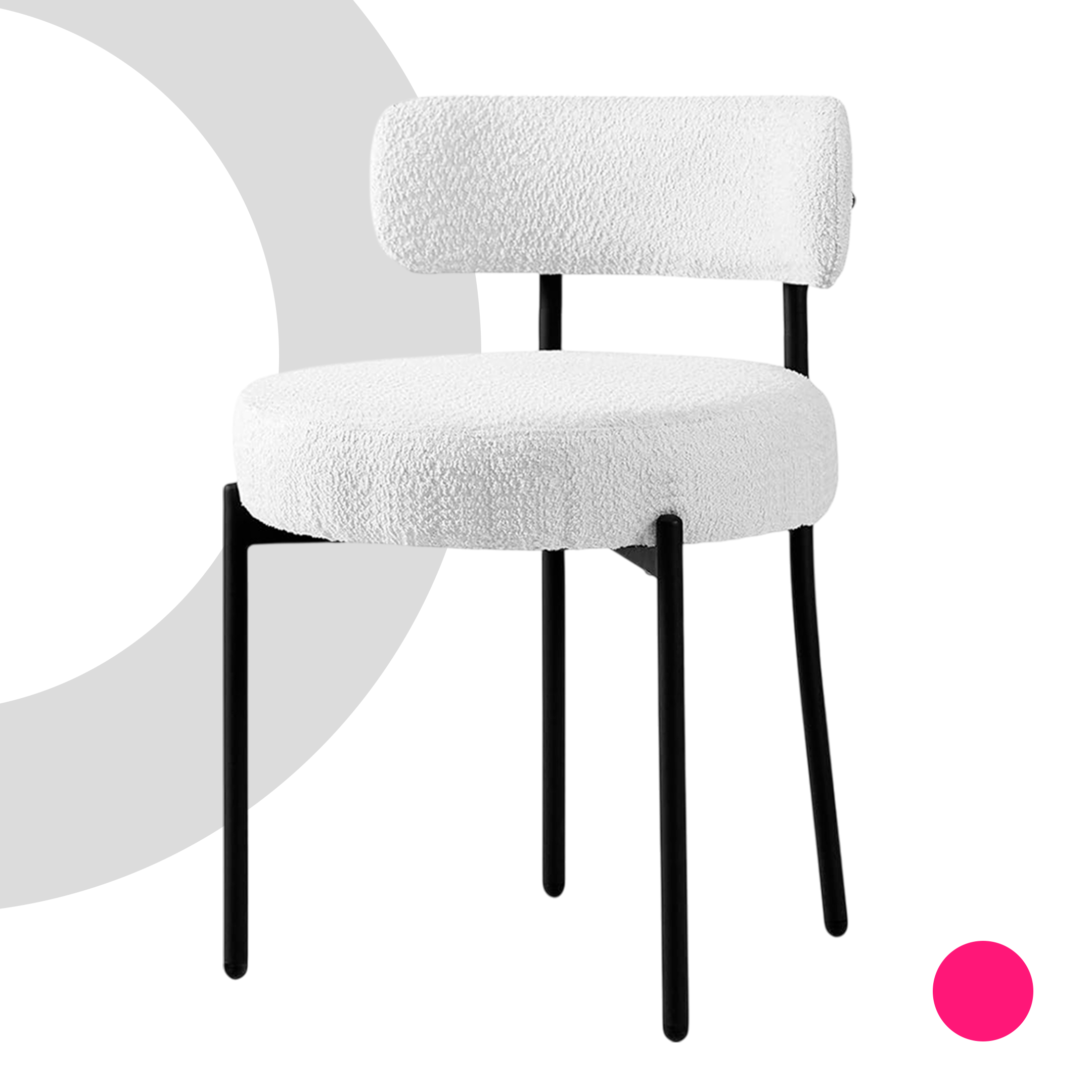 Set de Sillas Vintage Modena Blanca (Par)