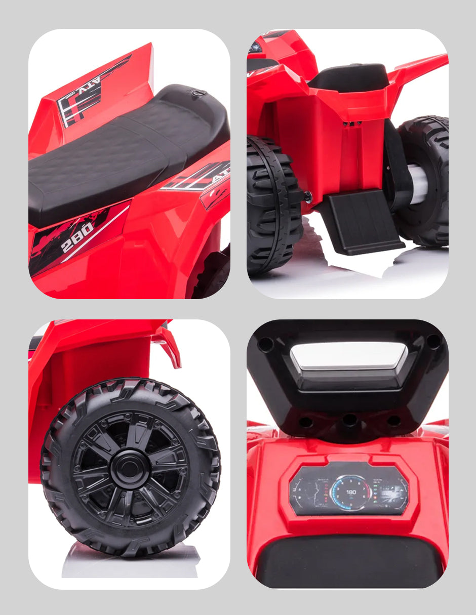 Cuatrimoto Montable Eléctrica Hunter 6V: La Primera Aventura Todoterreno