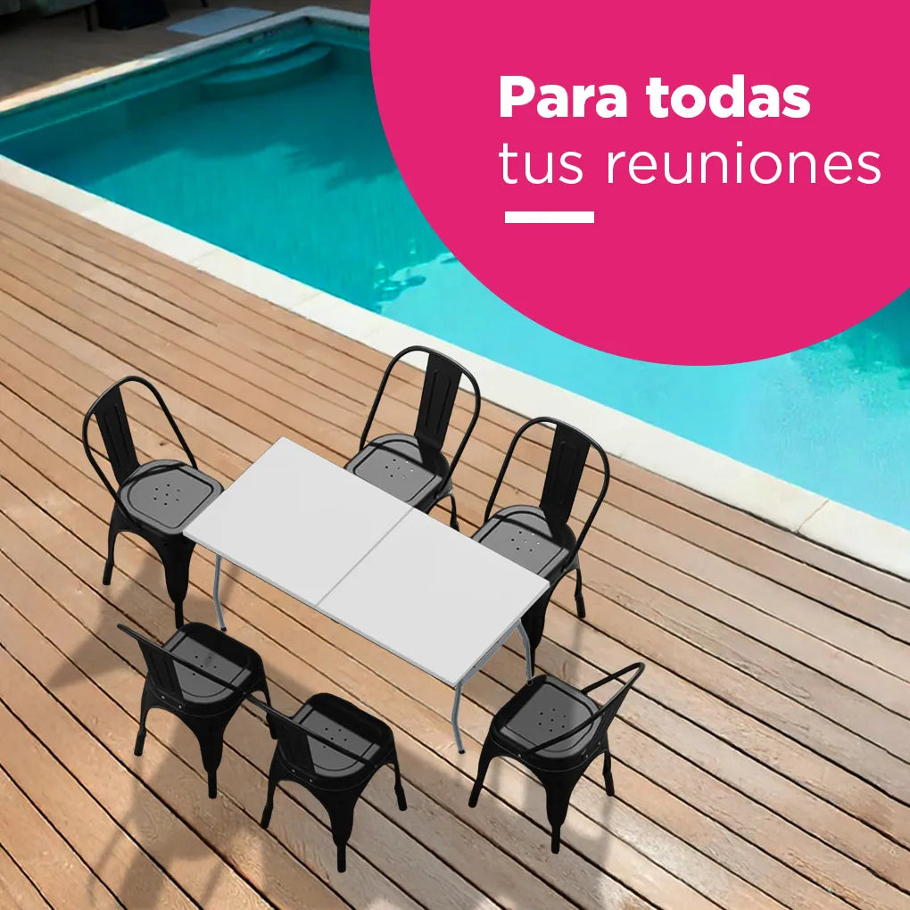 Set de 4 Sillas Vanlig Almería Negra