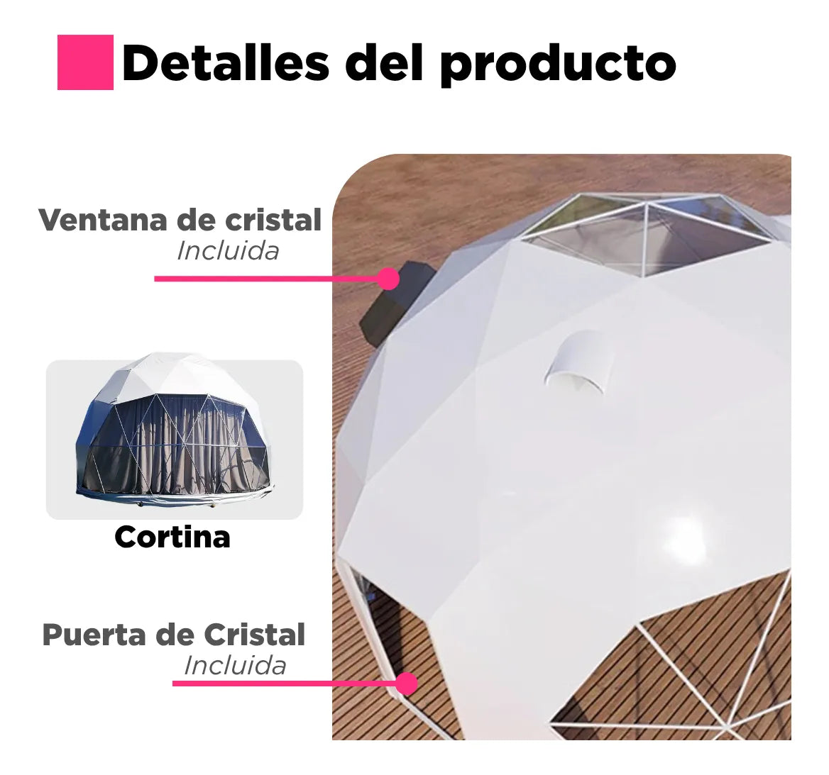 Igloo Glamping Domo Casa Exterior Campamento Tienda Campaña