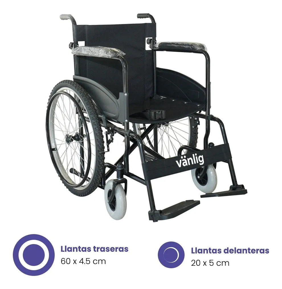 Silla de Ruedas Reforzada Plegable Amber II