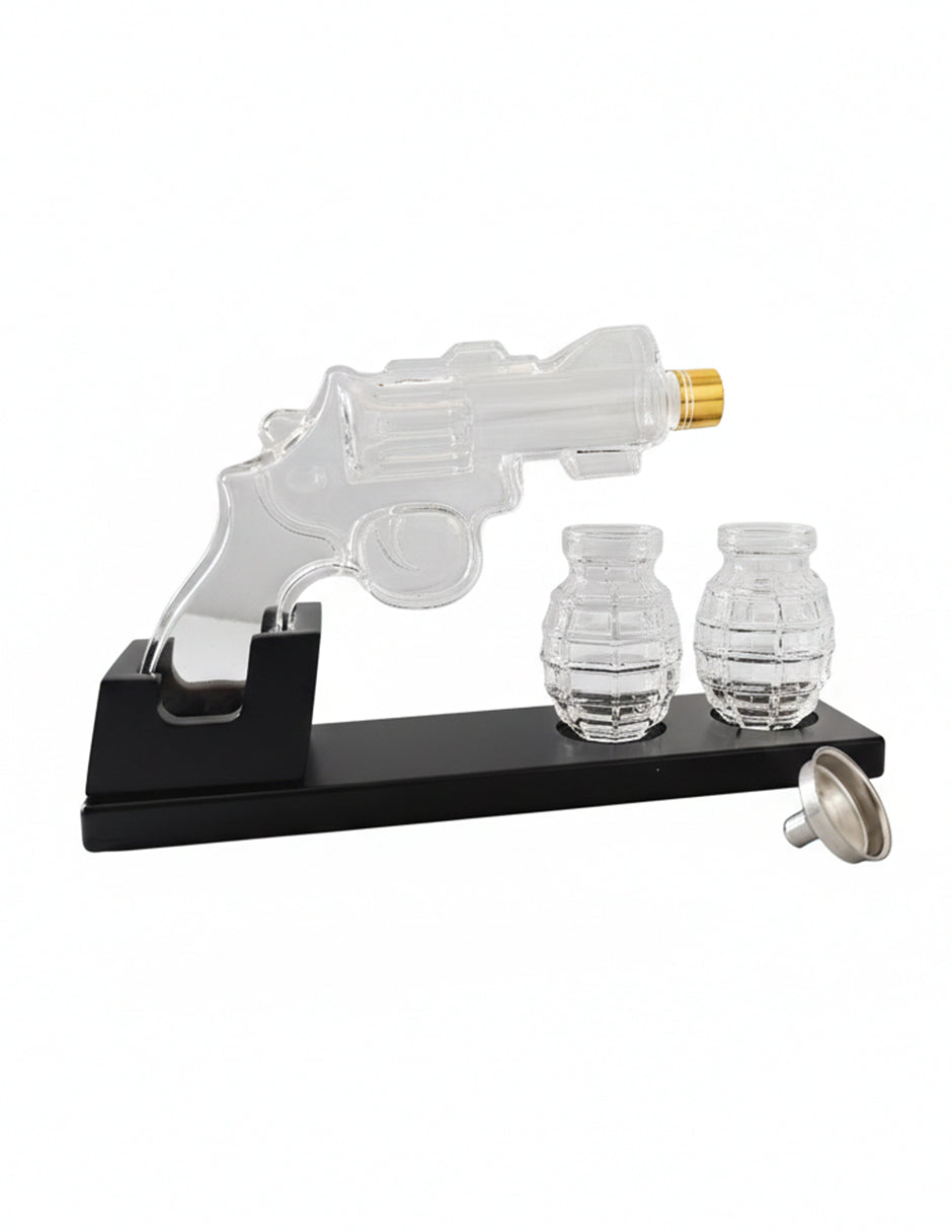 Decantador Signature Edition: Ripon Revolver & Grenade Glasses