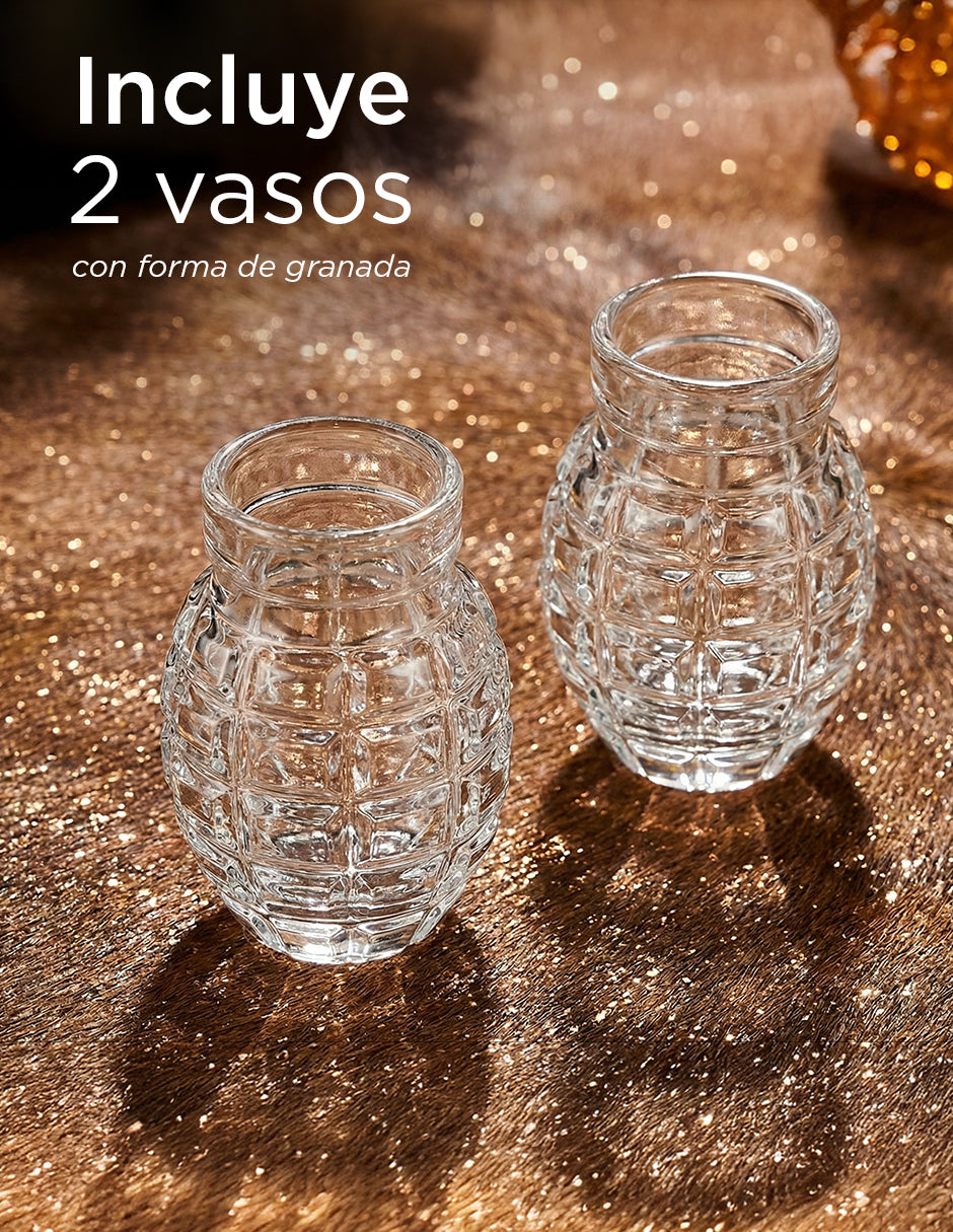 Decantador Signature Edition: Ripon Revolver & Grenade Glasses