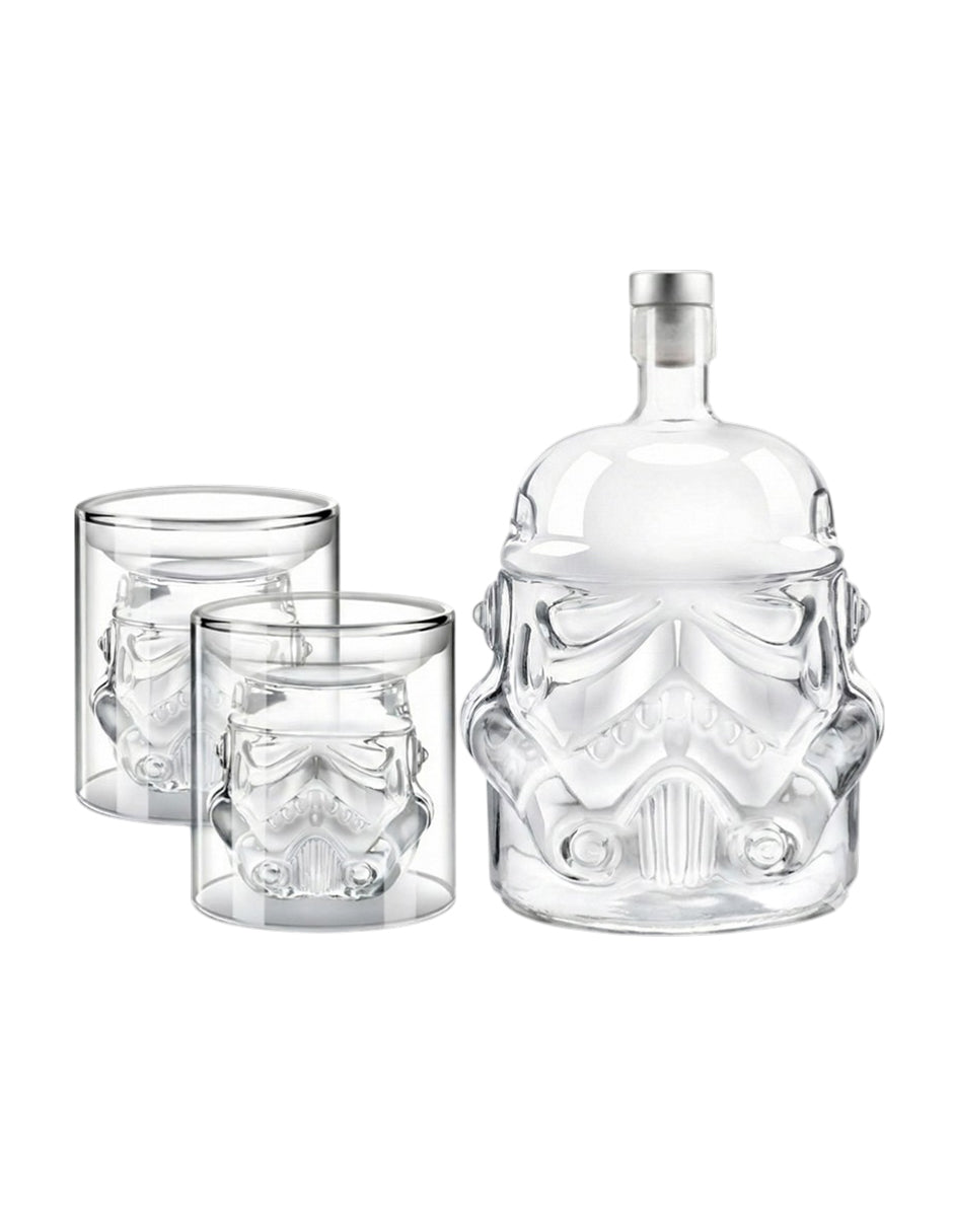 Decantador Vanlig de Star Wars Stormtrooper de Vidrio - Licorera de Colección con Tapón Hermético