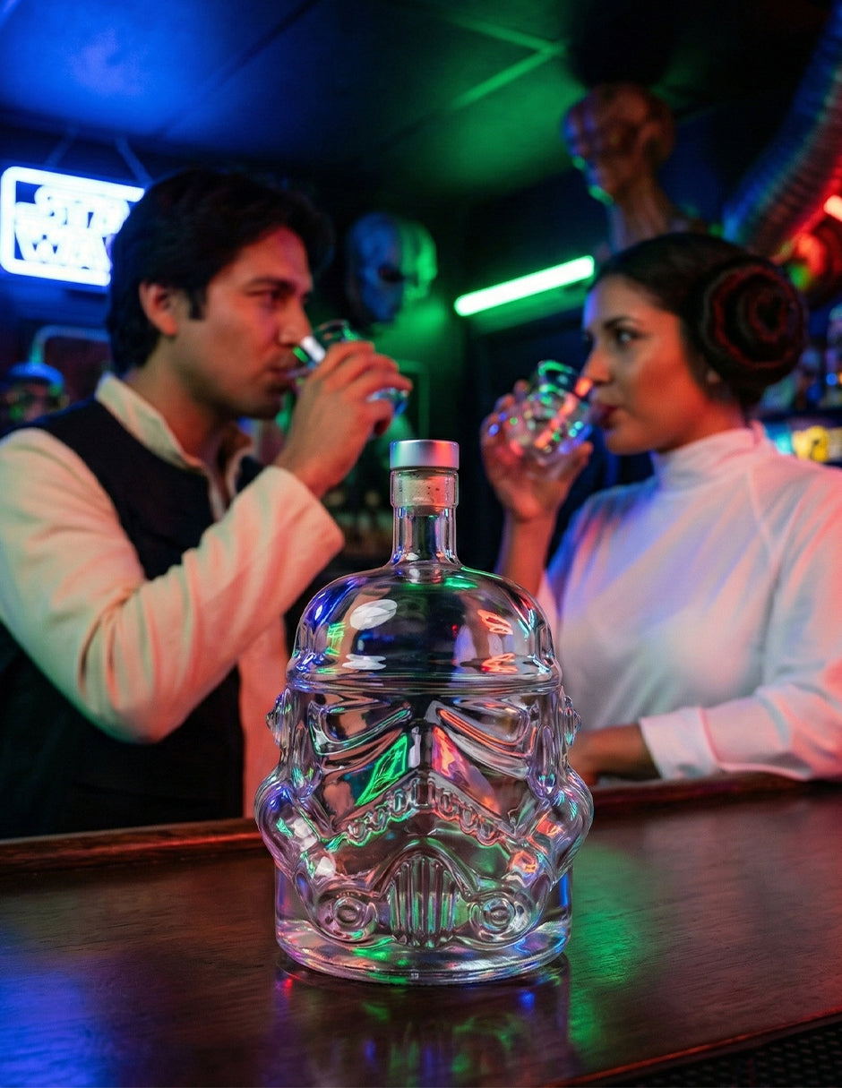 Decantador Vanlig de Star Wars Stormtrooper de Vidrio - Licorera de Colección con Tapón Hermético