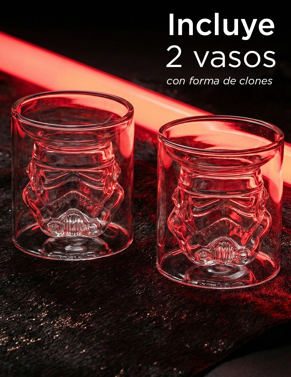 Decantador Vanlig de Star Wars Stormtrooper de Vidrio - Licorera de Colección con Tapón Hermético