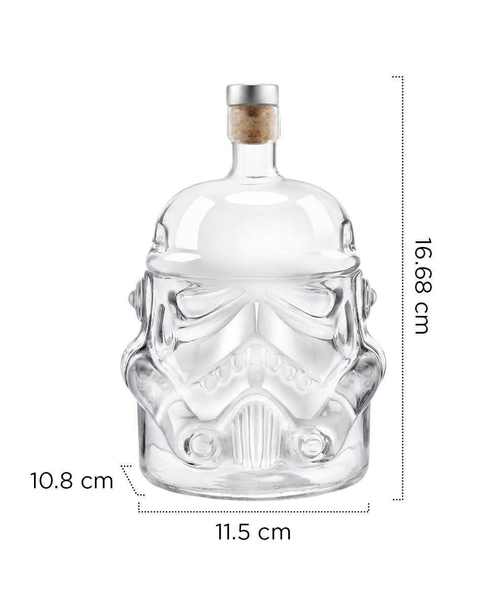 Decantador Vanlig de Star Wars Stormtrooper de Vidrio - Licorera de Colección con Tapón Hermético