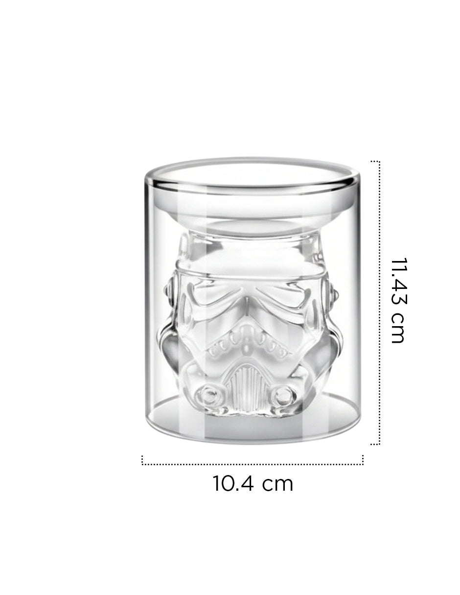 Decantador Vanlig de Star Wars Stormtrooper de Vidrio - Licorera de Colección con Tapón Hermético