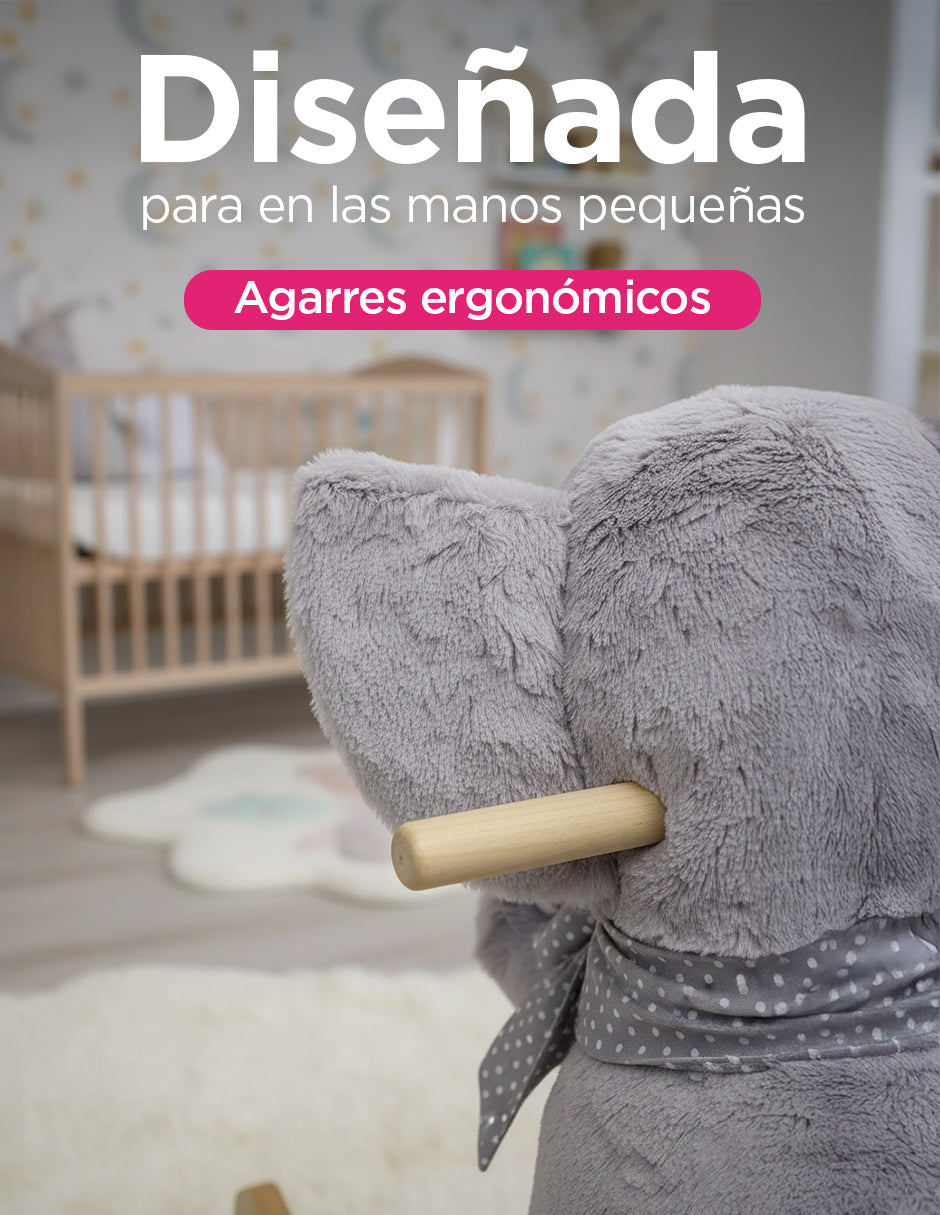 Elefante Balancín Trompy Gris