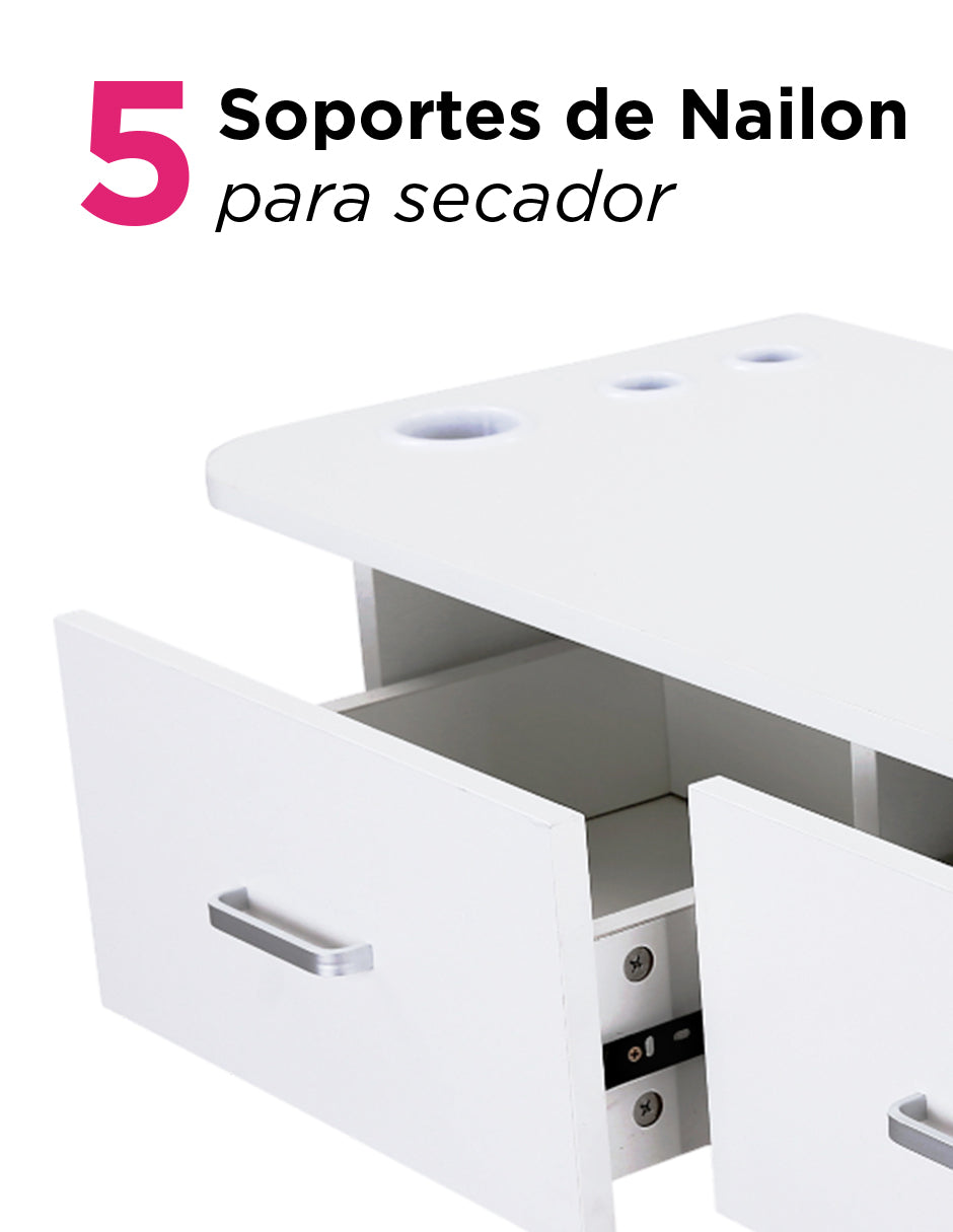 Estación Barberia Salón De Belleza Blanca