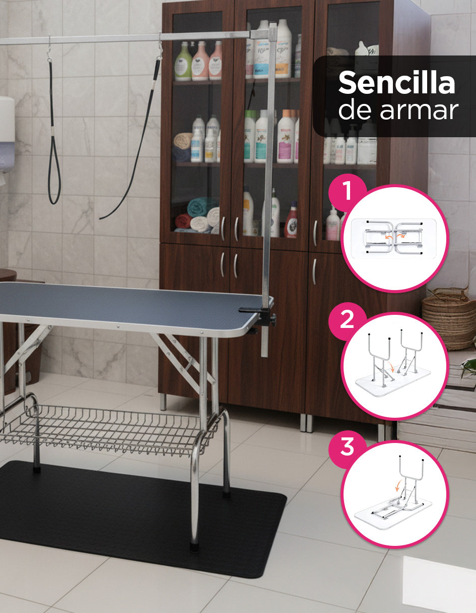 Estación de Estética Canina y Veterinaria Bernese Profesional Doble Correa Doble