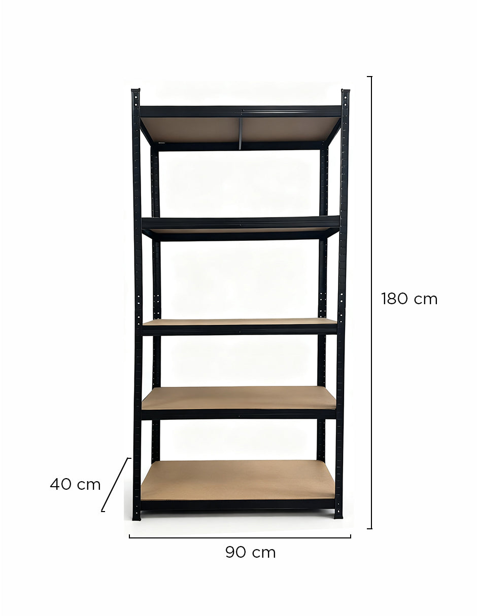 Estantería De Almacenamiento Negro