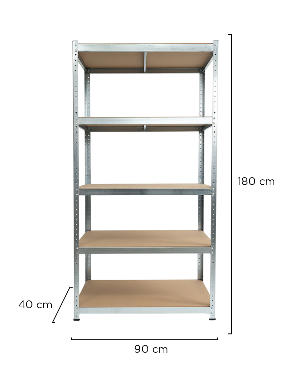 Estantería De Almacenamiento Plata