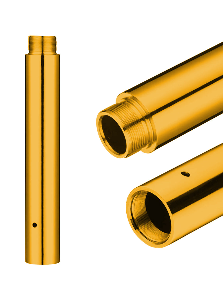 Extensión De Tubo Poldance 25cm Dorado