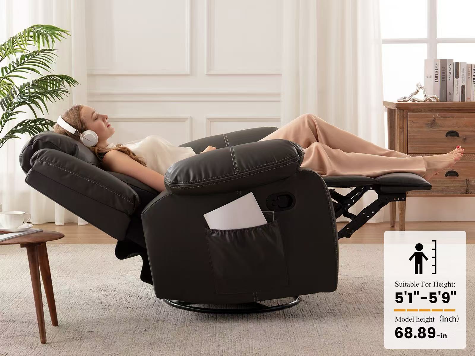 Sillón Burgo, Reclinable, Eléctrico con Masaje y Calor Gris