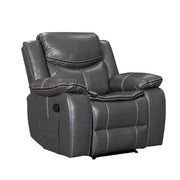 Sillón Burgo, Reclinable, Eléctrico con Masaje y Calor Gris
