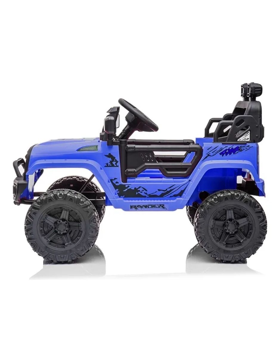 Jeep Montable Todo Terreno Racing Rogue Azul Con MP3