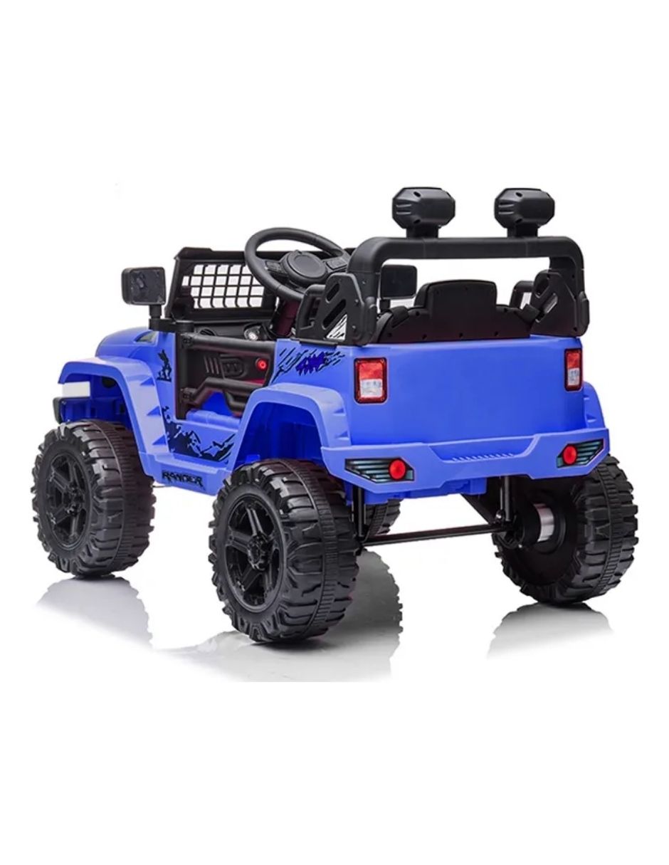 Jeep Montable Todo Terreno Racing Rogue Azul Con MP3