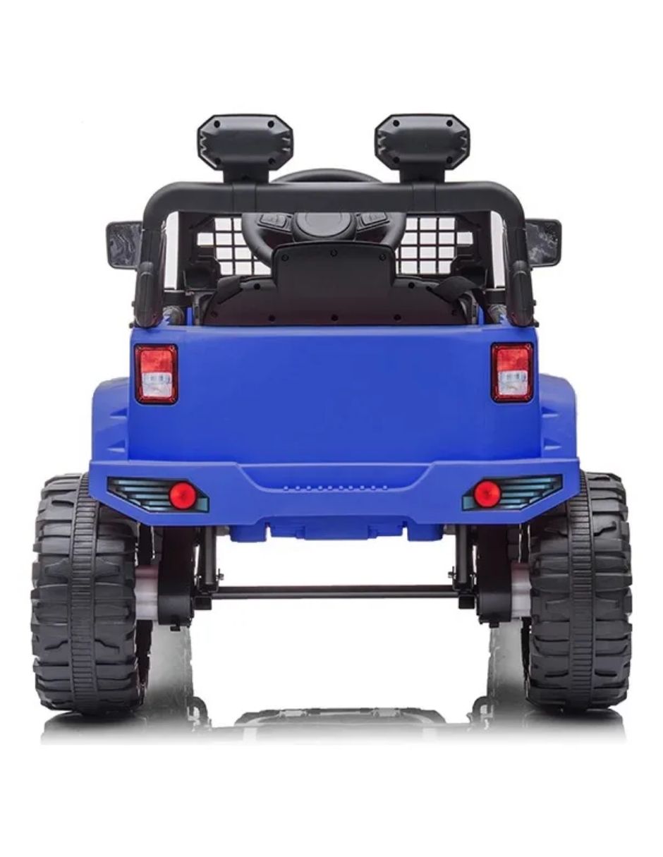 Jeep Montable Todo Terreno Racing Rogue Azul Con MP3