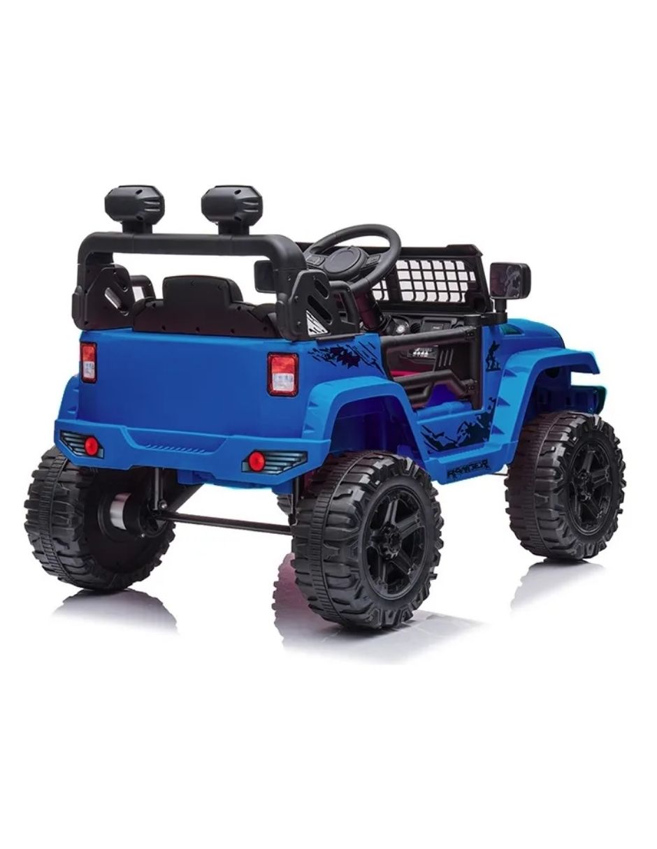 Jeep Montable Todo Terreno Racing Rogue Azul Con MP3