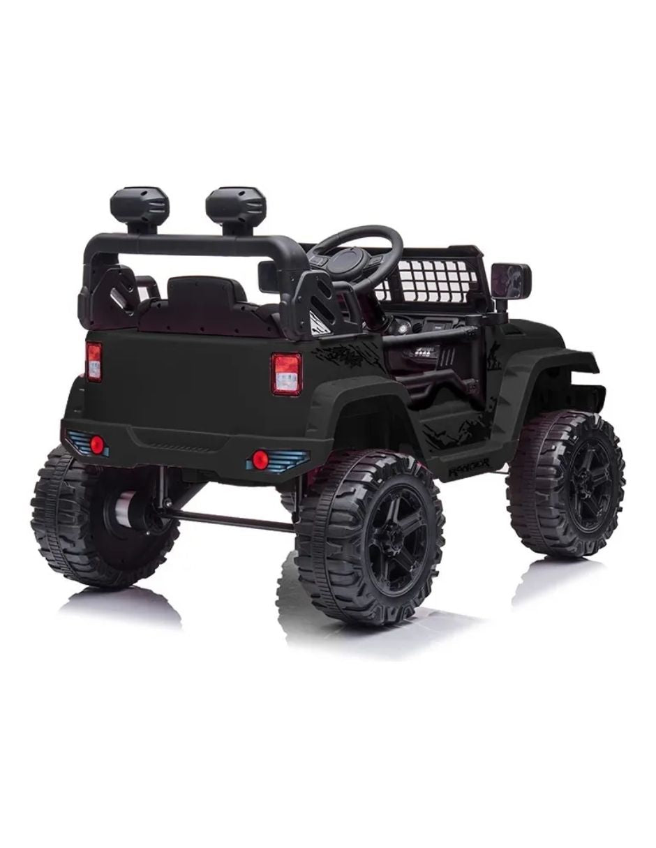 Jeep Montable Todo Terreno Racing Rogue Negro Con MP3