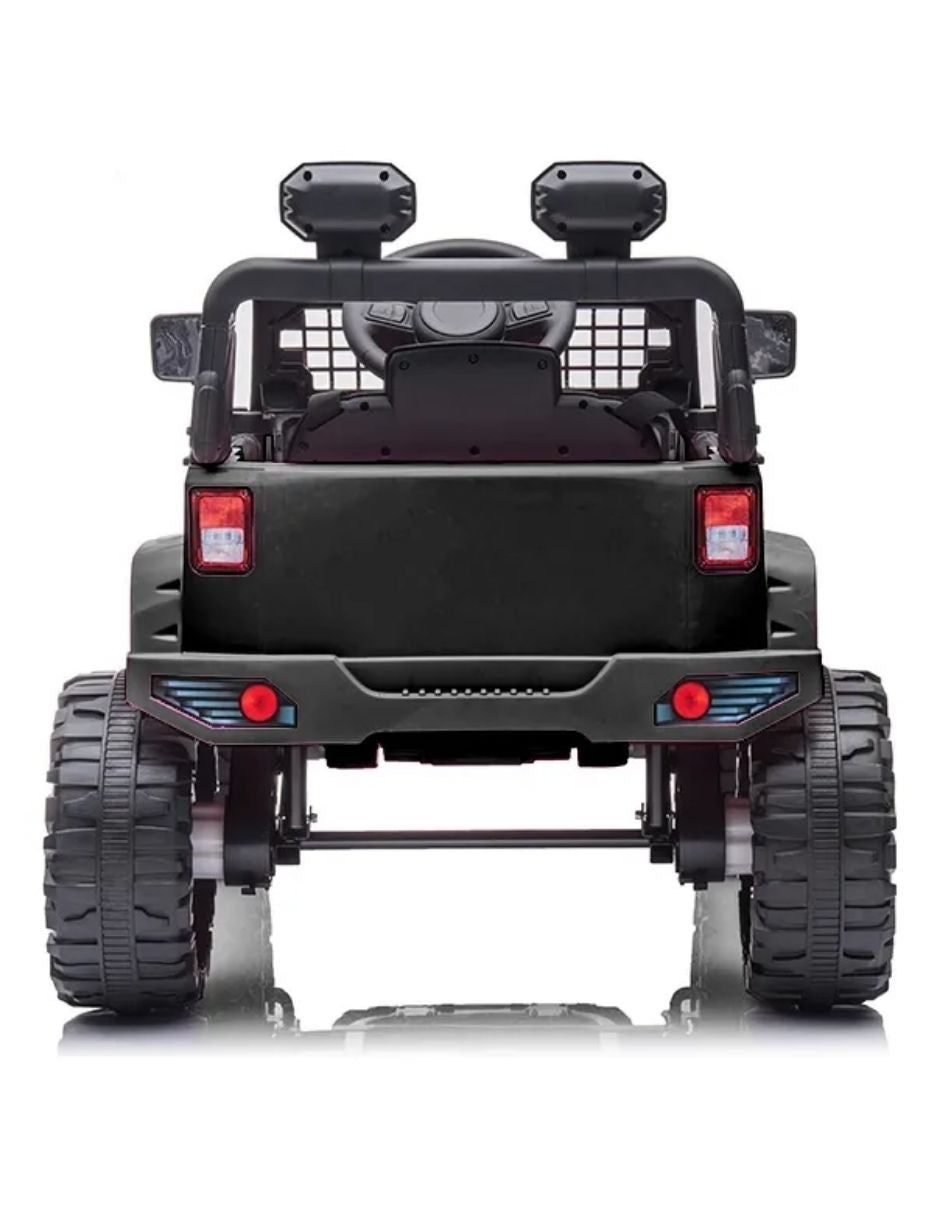 Jeep Montable Todo Terreno Racing Rogue Negro Con MP3