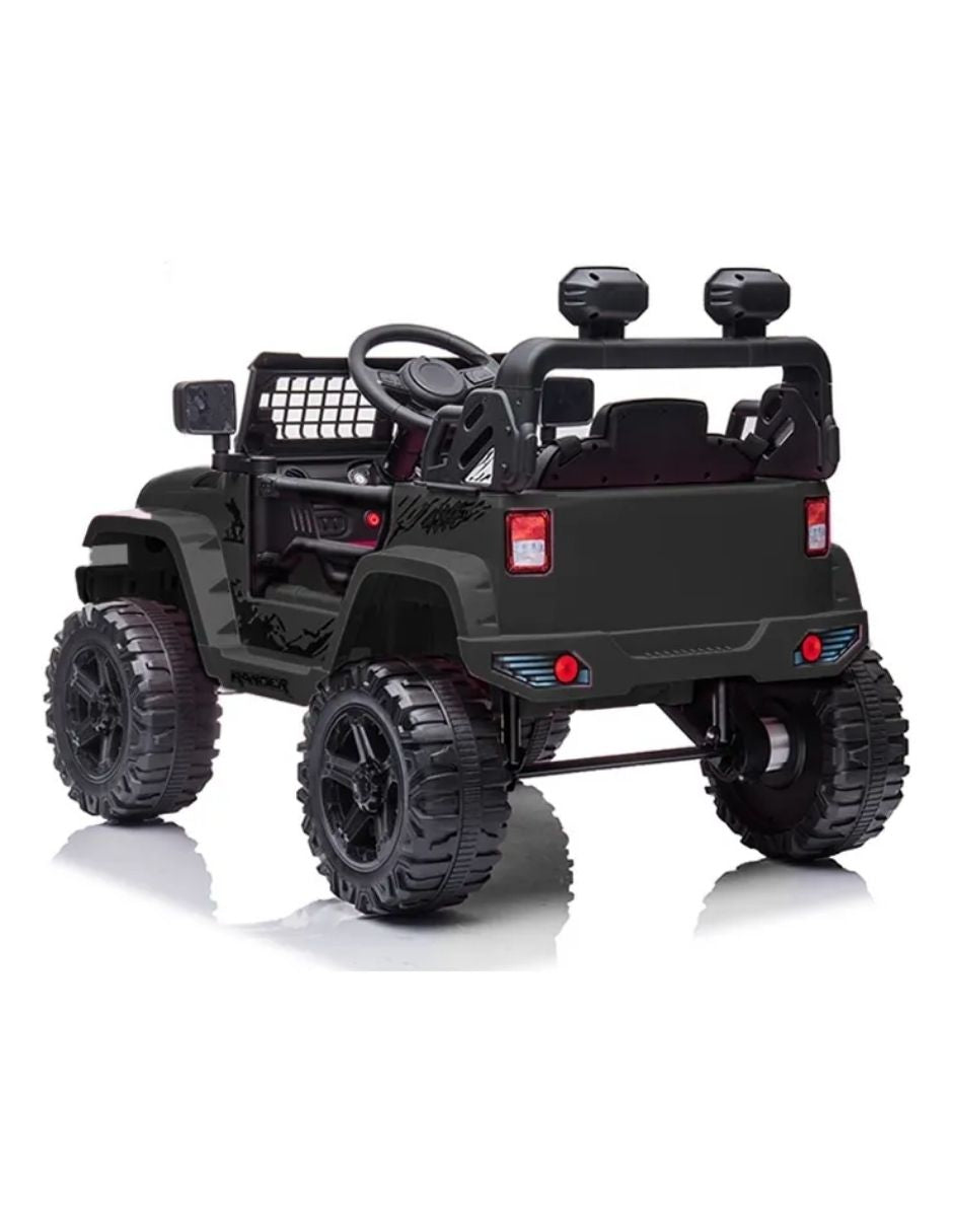 Jeep Montable Todo Terreno Racing Rogue Negro Con MP3