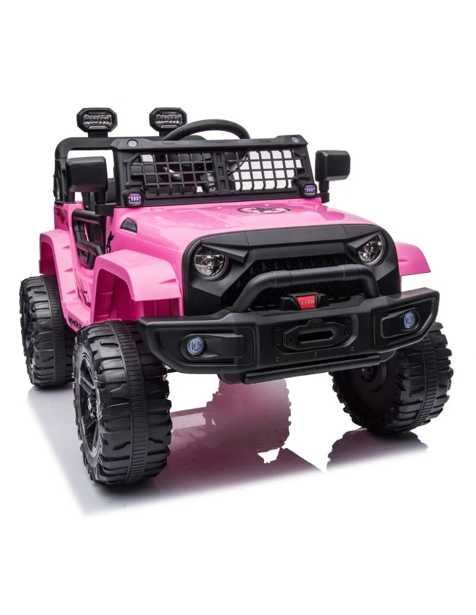 Jeep Montable Todo Terreno Racing Rogue Rosa Con MP3