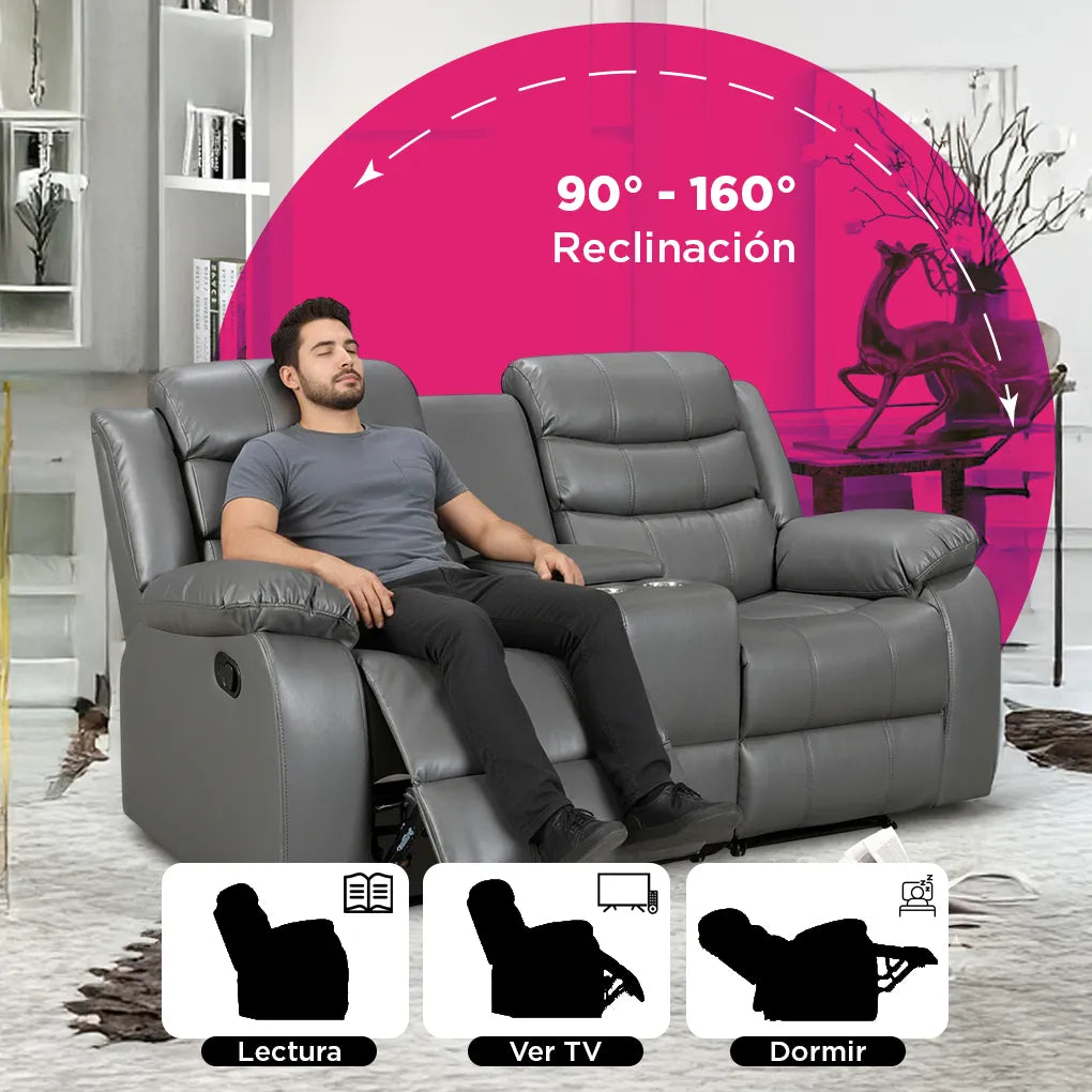 Juego De Sala Praga Gris