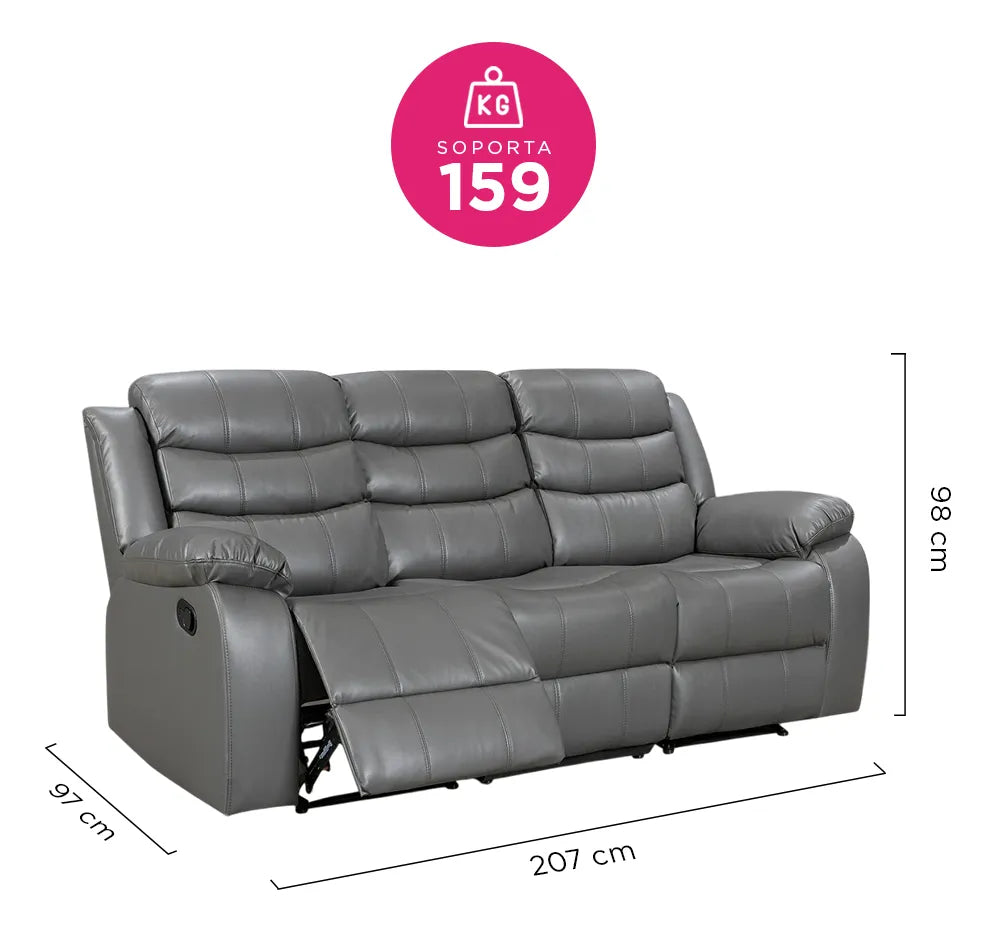 Juego De Sala Praga Gris