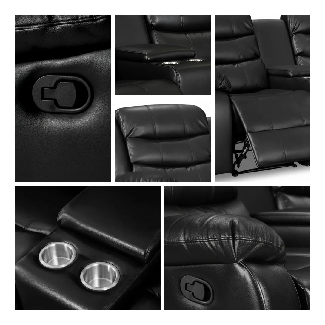 Juego De Sala Praga Negro