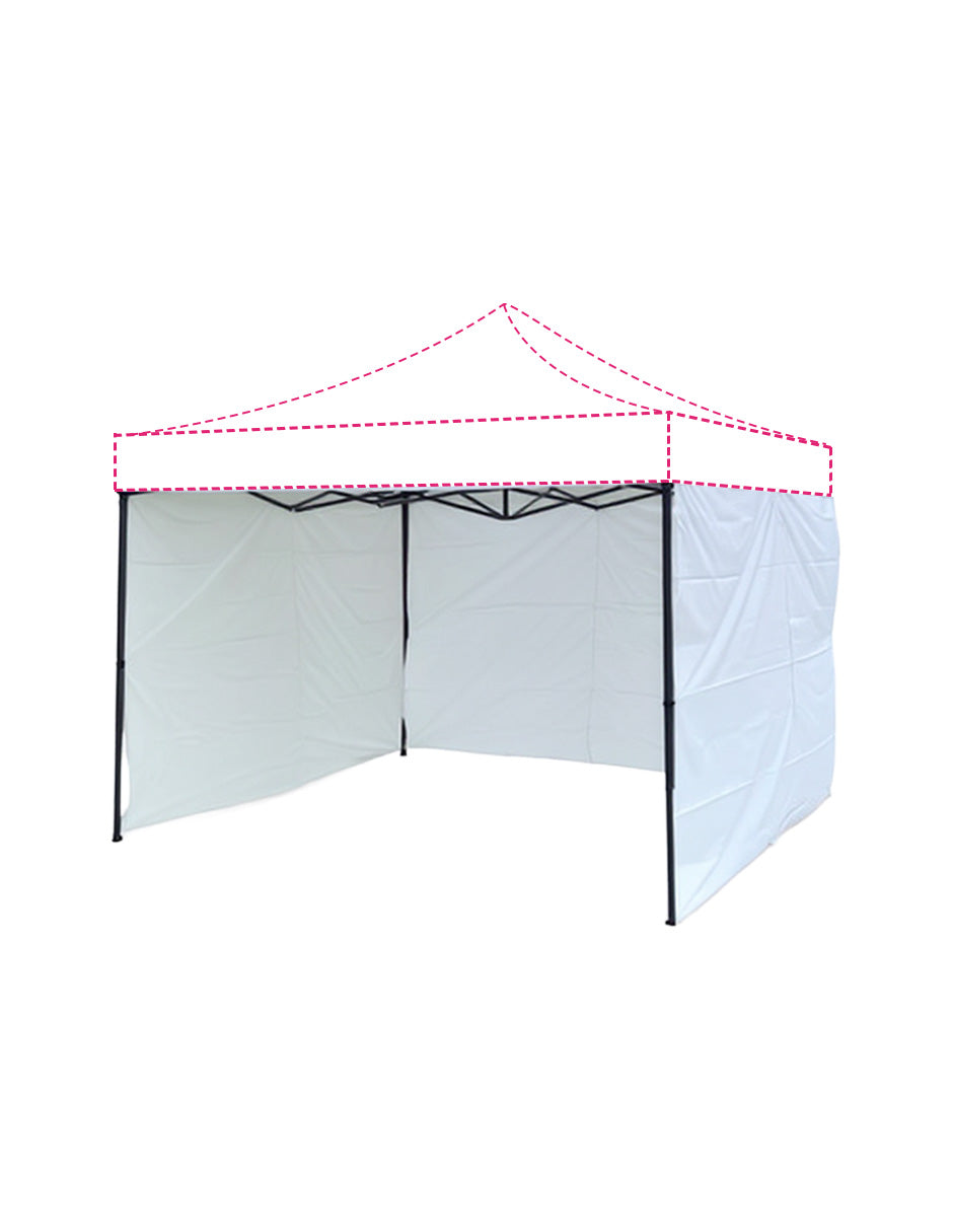 Kit 3 Paredes Para Toldo 3X3 Blanco