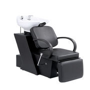 Lavacabezas Profesional Murano: Ergonomía Superior con Tarja de Cerámica y Respaldo Ajustable