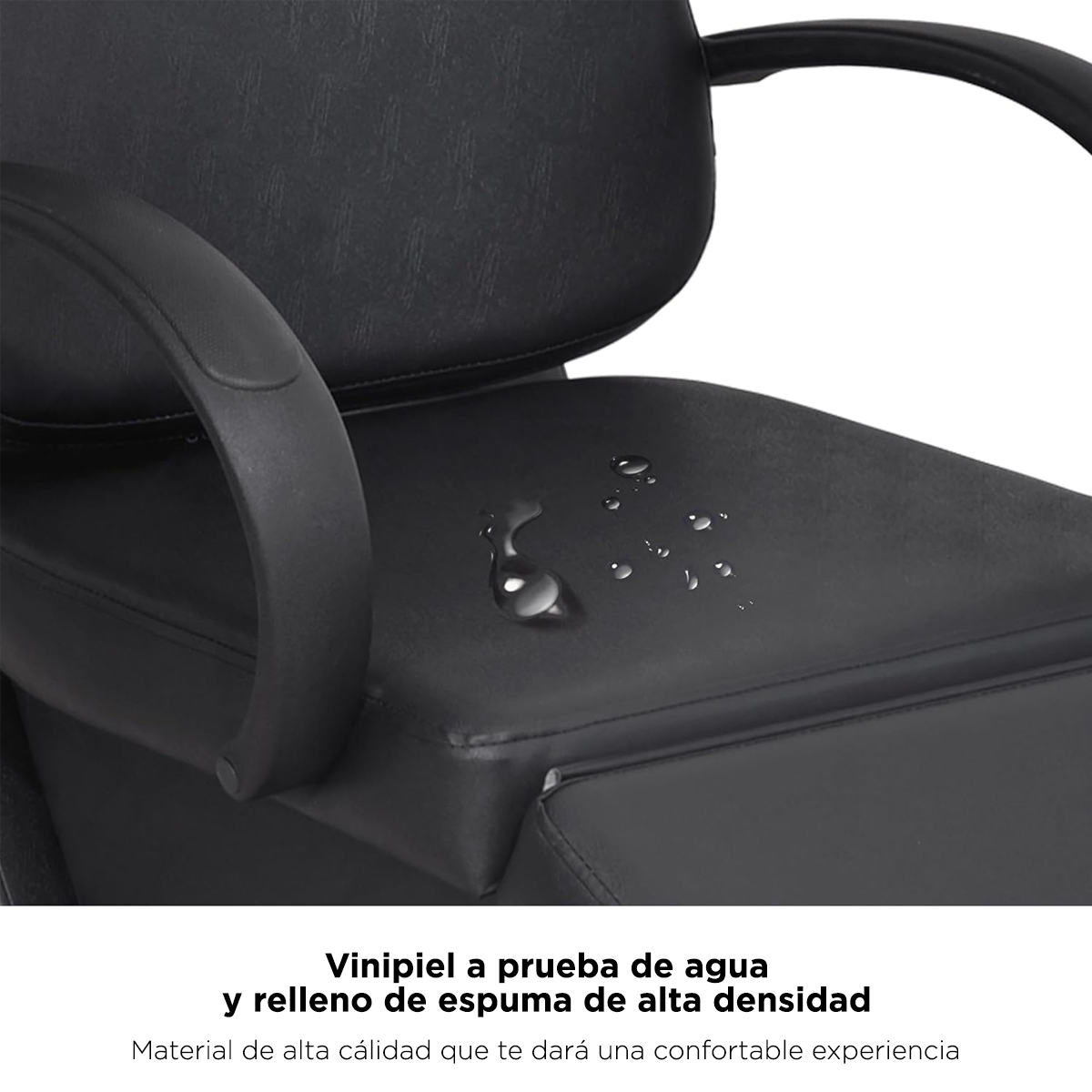 Lavacabezas Profesional Murano: Ergonomía Superior con Tarja de Cerámica y Respaldo Ajustable