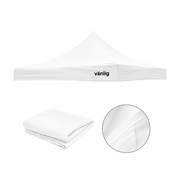 Lona de Repuesto Vanlig 2x2m Blanco: Cobertura Impermeable de Poliéster Oxford 420D