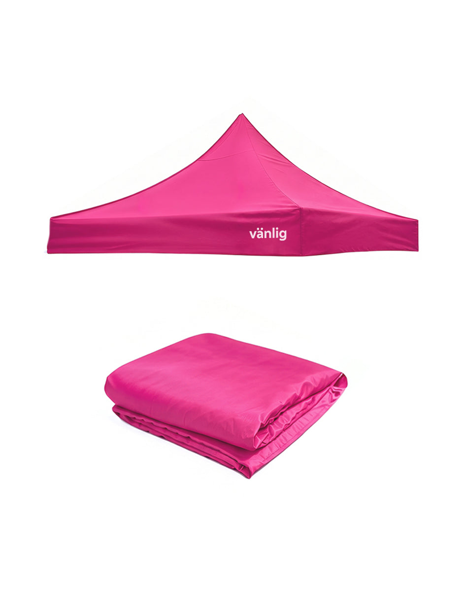 Lona de Repuesto Vanlig 2x2m Rosa: Cobertura Impermeable de Poliéster Oxford 420D