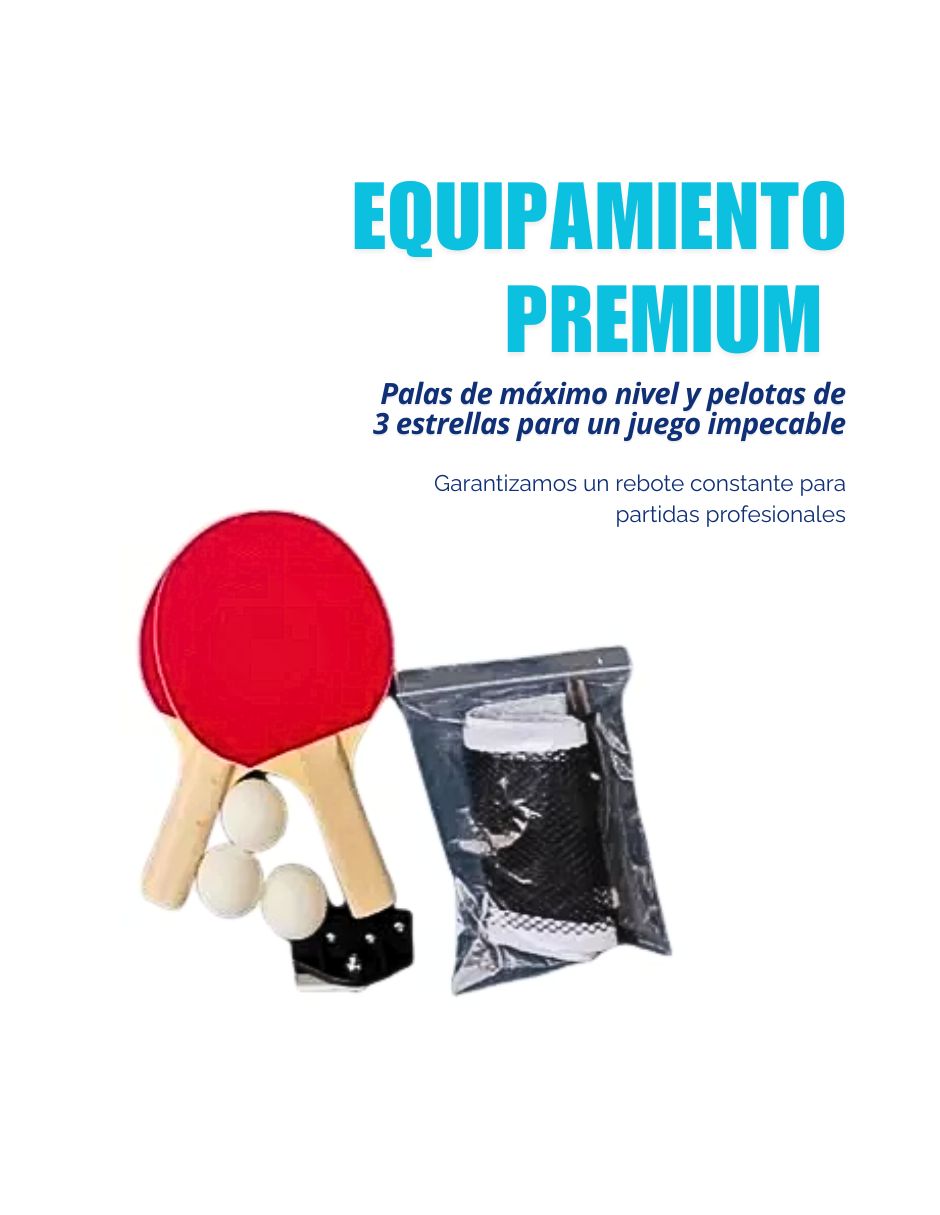 Mesa De Ping Pong Compacta Plegable Portátil Tenis Semi-pro