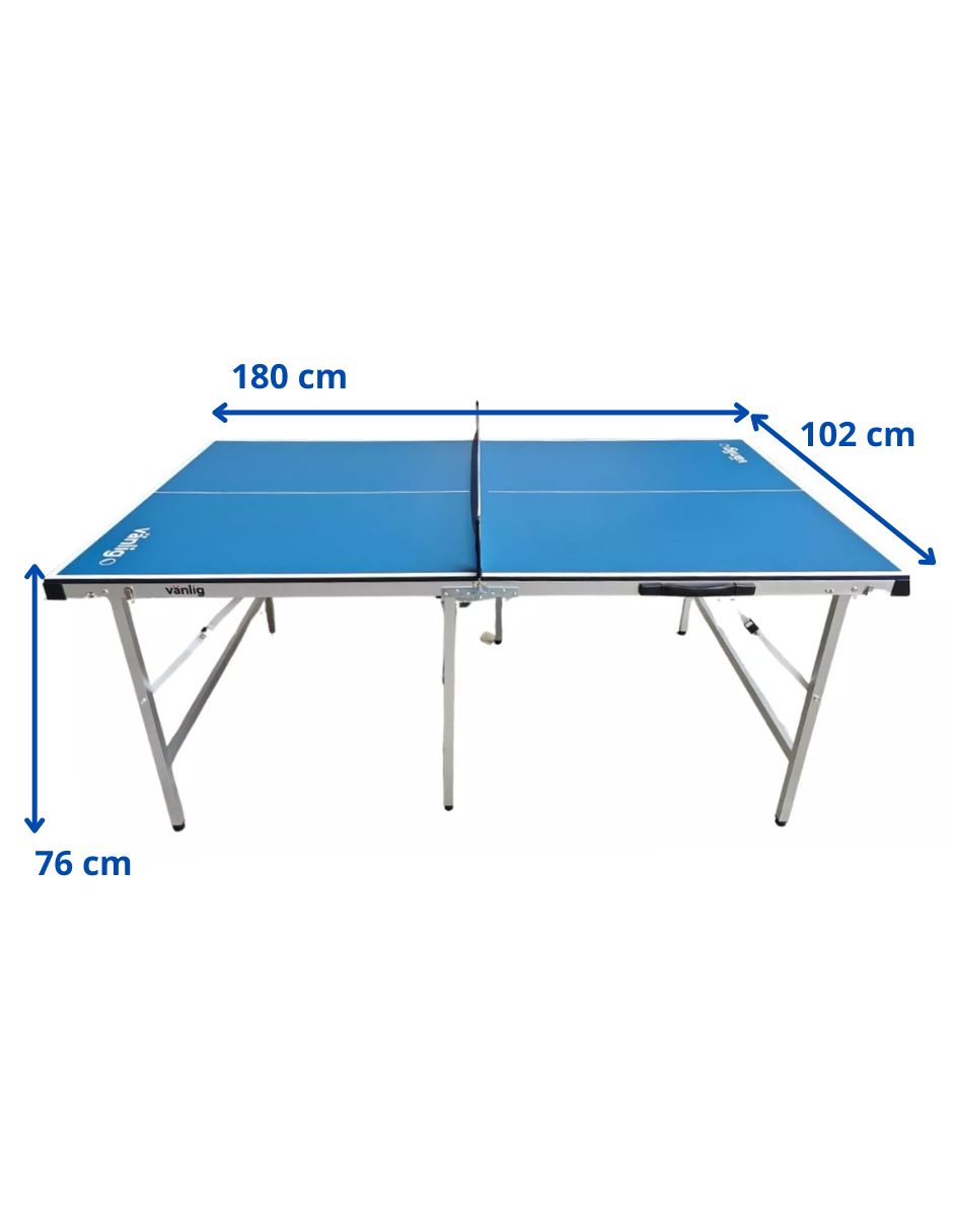 Mesa De Ping Pong Compacta Plegable Portátil Tenis Semi-pro