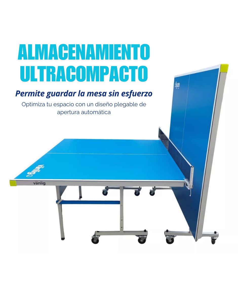Mesa De Ping Pong Profesional Plegable Aluminio Nivel Torneo