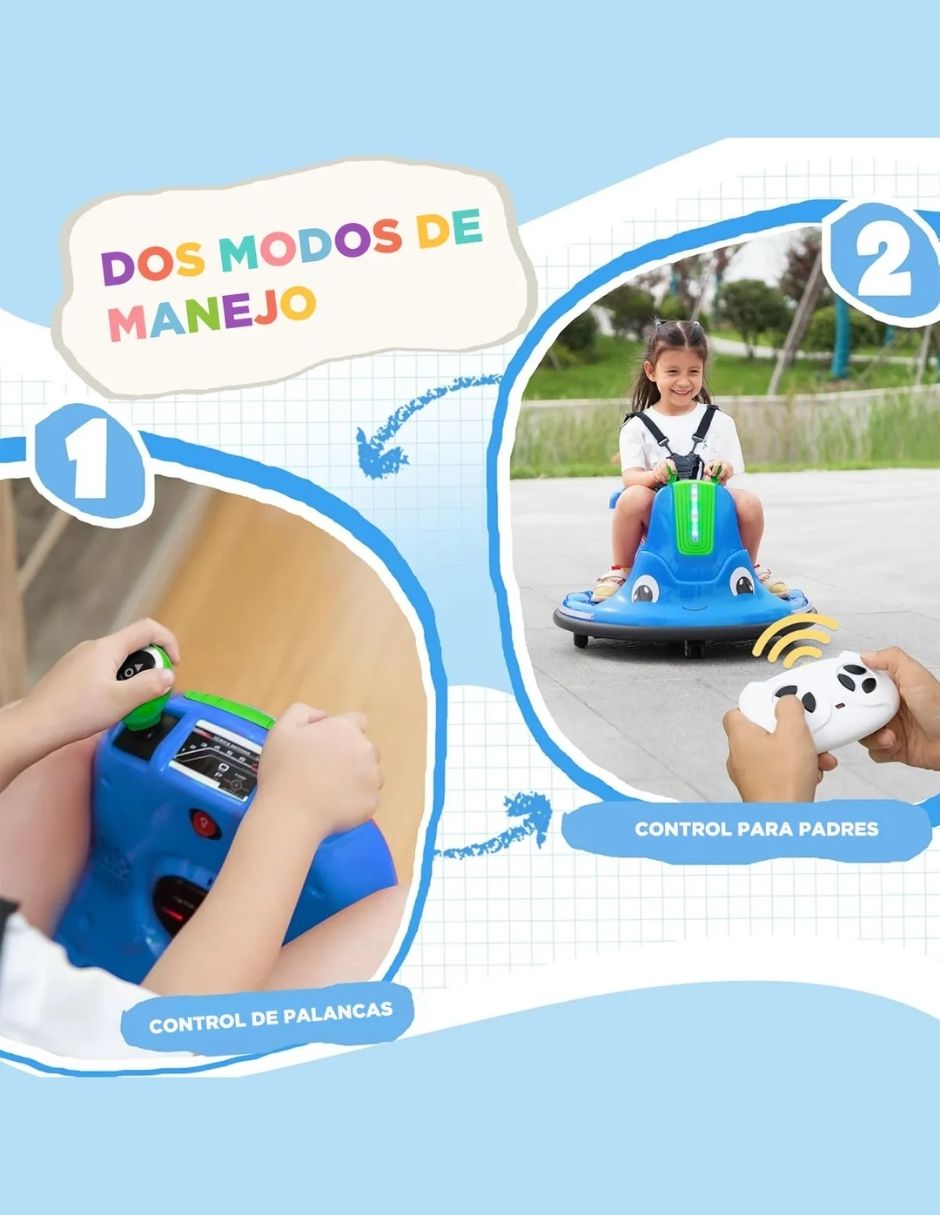 NUEVO Carrito Chocon Montable "NEBULONS" Azul