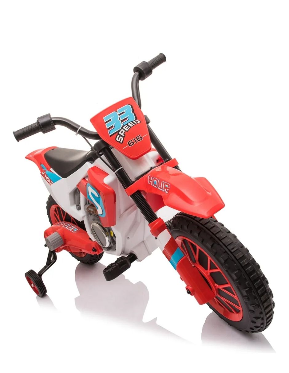 Moto Eléctrica Montable Infantil Cross Racing Recargable